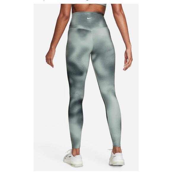 Nike One Dri-FIT High-Waisted Leggings Black gray space womens size medium NWT - Picture 4 of 5